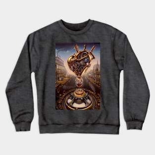 Steampunk mechanical heart Crewneck Sweatshirt